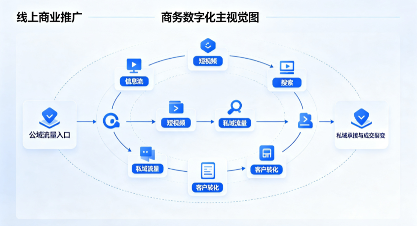 汤阴县线上商业推广怎么做？全域流量闭环搭建与低成本转化实战指南